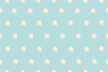 Blue background with white stars pattern background illustration
