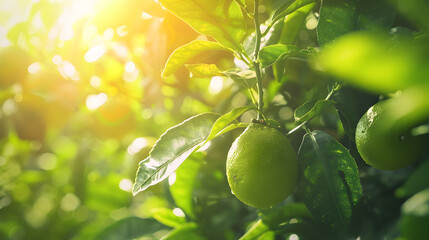 lime tree with limes