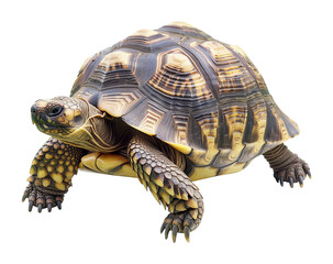Tortoise Isolated on Transparent Background
