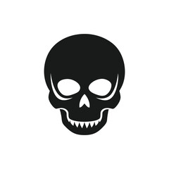 Human Skull Silhouette Vector