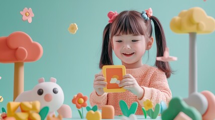 Empowering Tomorrow's Leaders: Financial Literacy App for Children in Cinematic Style, Generative Ai