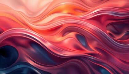 Fototapeta premium Abstract Red and Orange Swirling Background.