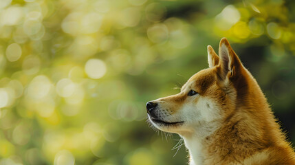 golden retriever dog in the park