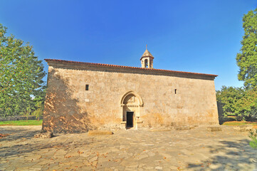 Albanian Chotari or Jotaari church in the town of Nij, Azerbaijan