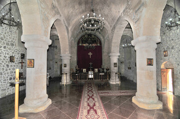Albanian Chotari or Jotaari church in the town of Nij, Azerbaijan