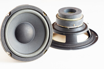 close-up sound speakers
