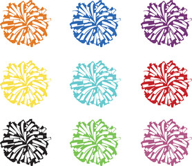 Cheerleading Poms, Cheerleader, Cheerleading, Cheer Pom Poms