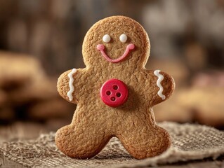 Gingerbread with button