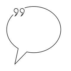 Quote box minimalist outline frame templates