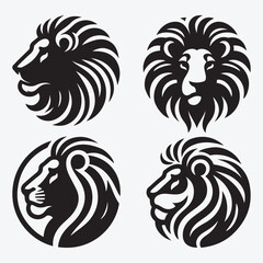 Lion Vector Illustration Silhouette Collection