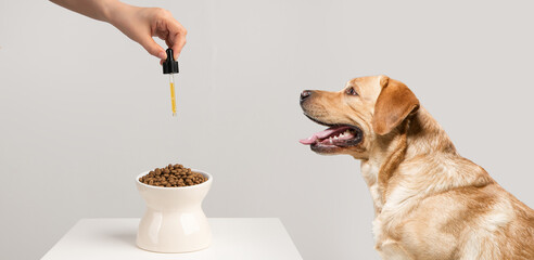 Nutritional supplements are being added to the feed.