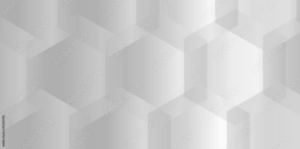 Poster hexagonal structure futuristic white background and embossed hexagon abstract with hexagon backgroun