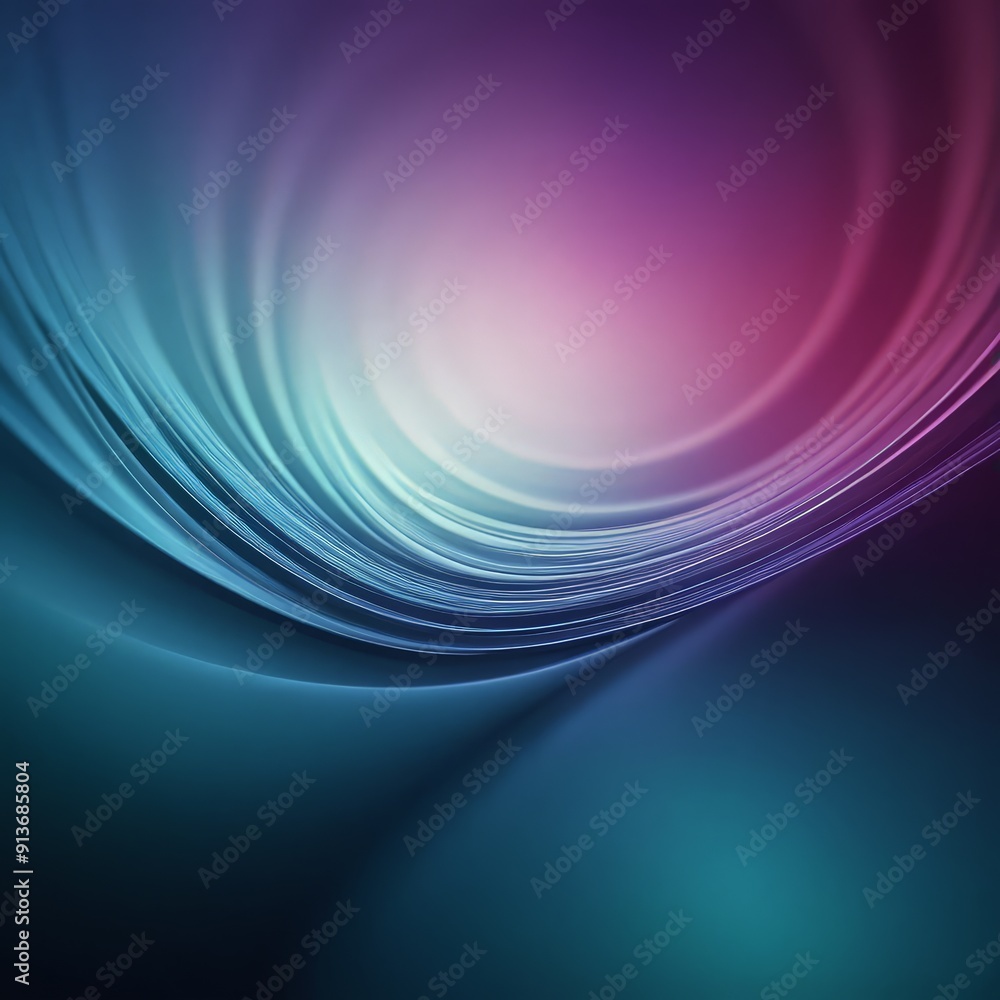 Poster gradient background with swirling pattern blue, purple, and pink hues, creating sense movement and d