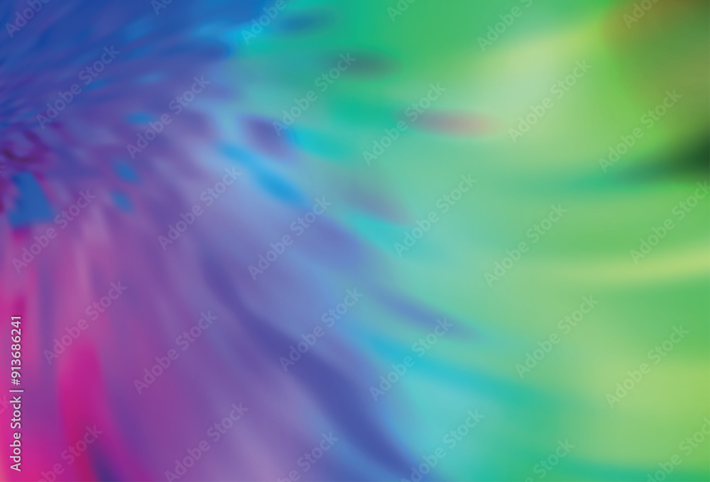 Poster light multicolor vector blurred and colored pattern.