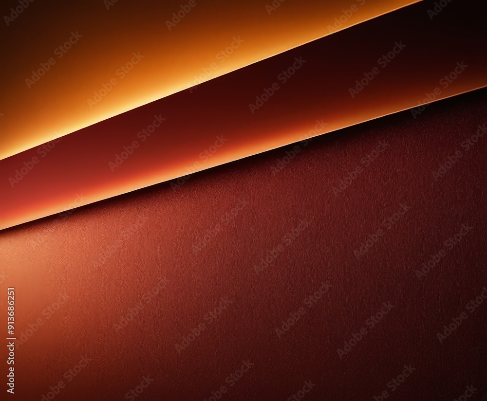 Aufkleber gradient warm orange and red hues fills the frame, creating visually striking abstract composition.