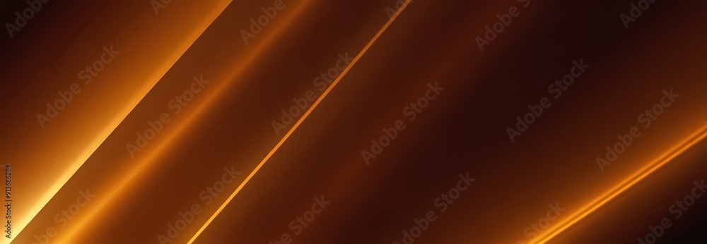 Poster close-up view vibrant abstract pattern, featuring diagonal lines and stripes in shades orange and br
