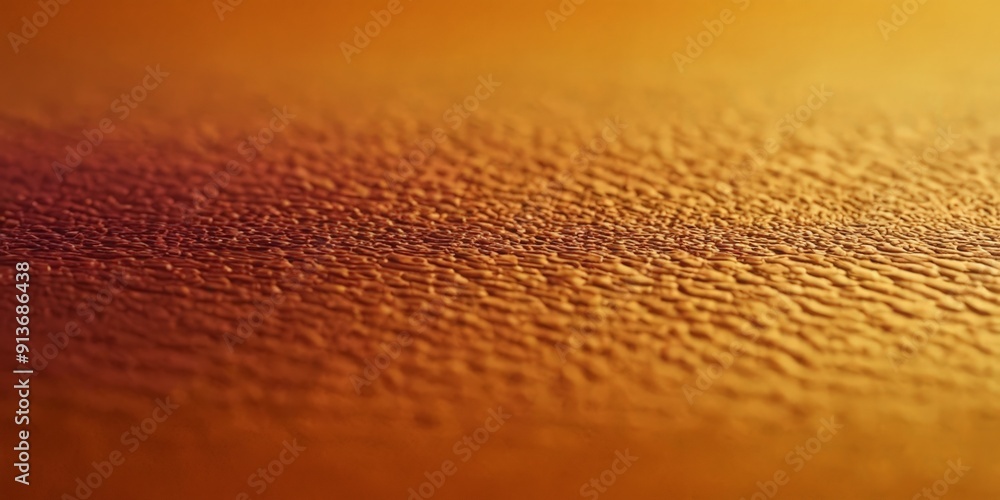 Poster close-up view textured surface with gradient warm orange and red tones, creating visually striking a