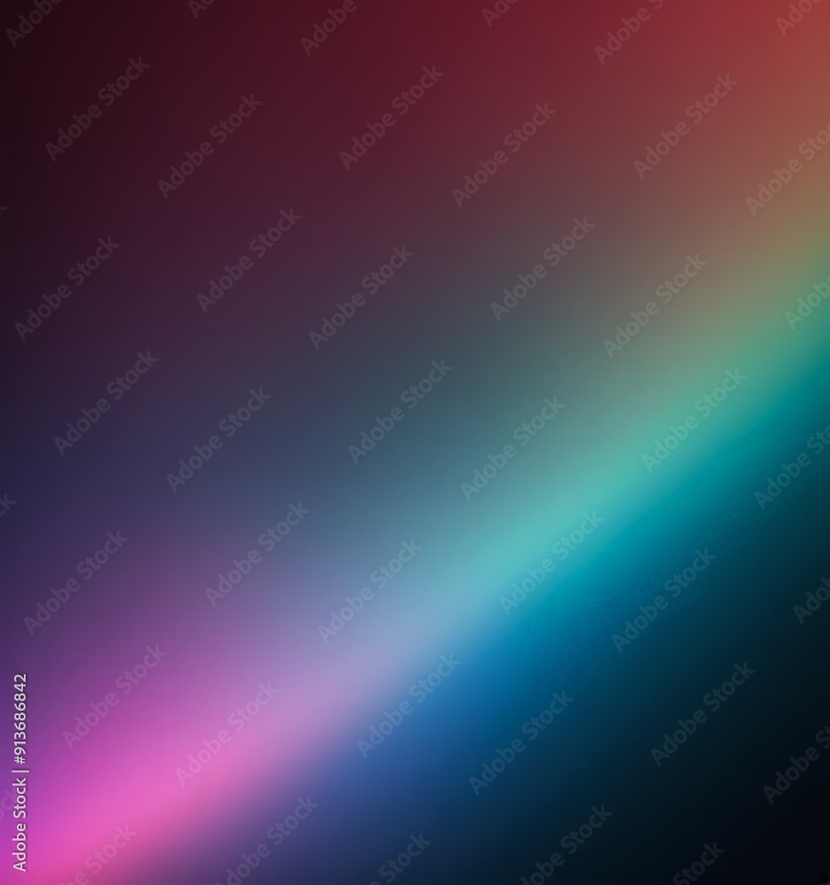 Poster gradient background transitions from deep purple to vibrant pink and blue, with diagonal line color 