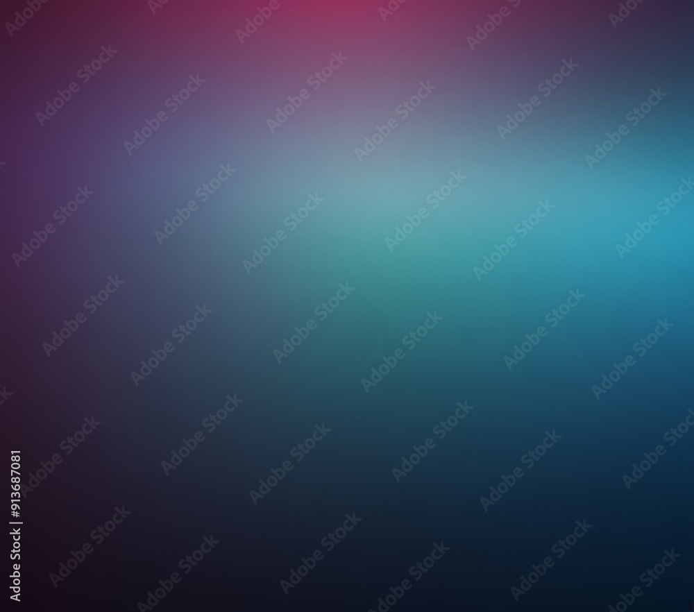 Poster gradient background transitions from purple to blue, with subtle gradient effect.