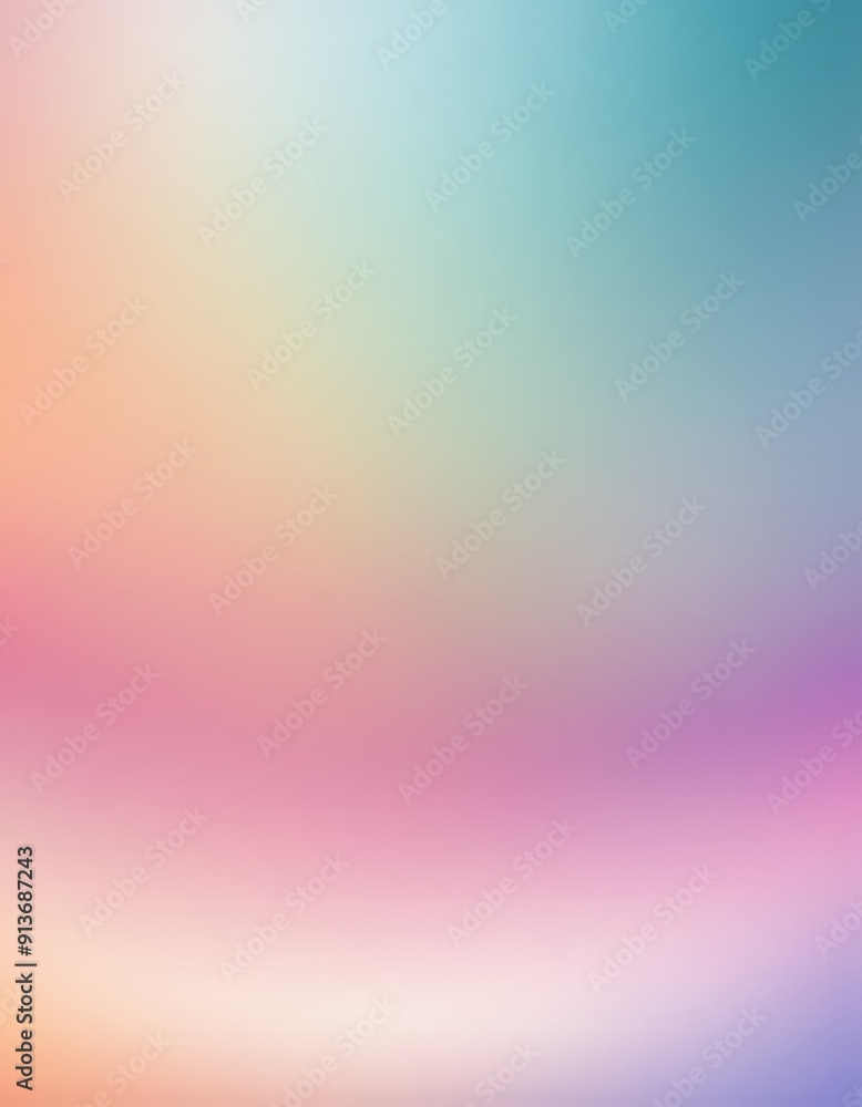 Poster gradient background with gradient colors transitioning from orange to blue, pink, and purple, creati