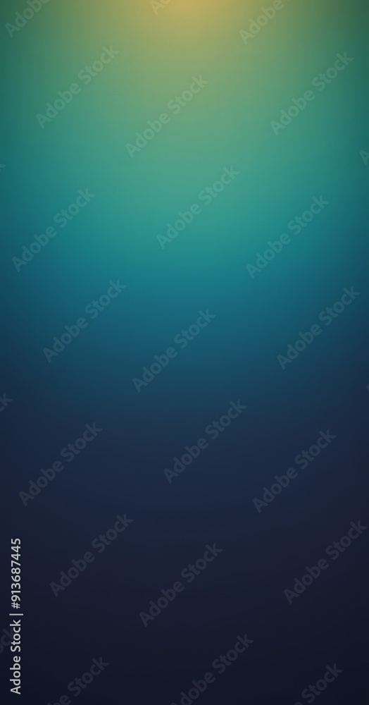 Poster gradient background transitions from deep blue at the top to lighter green at the bottom, creating s