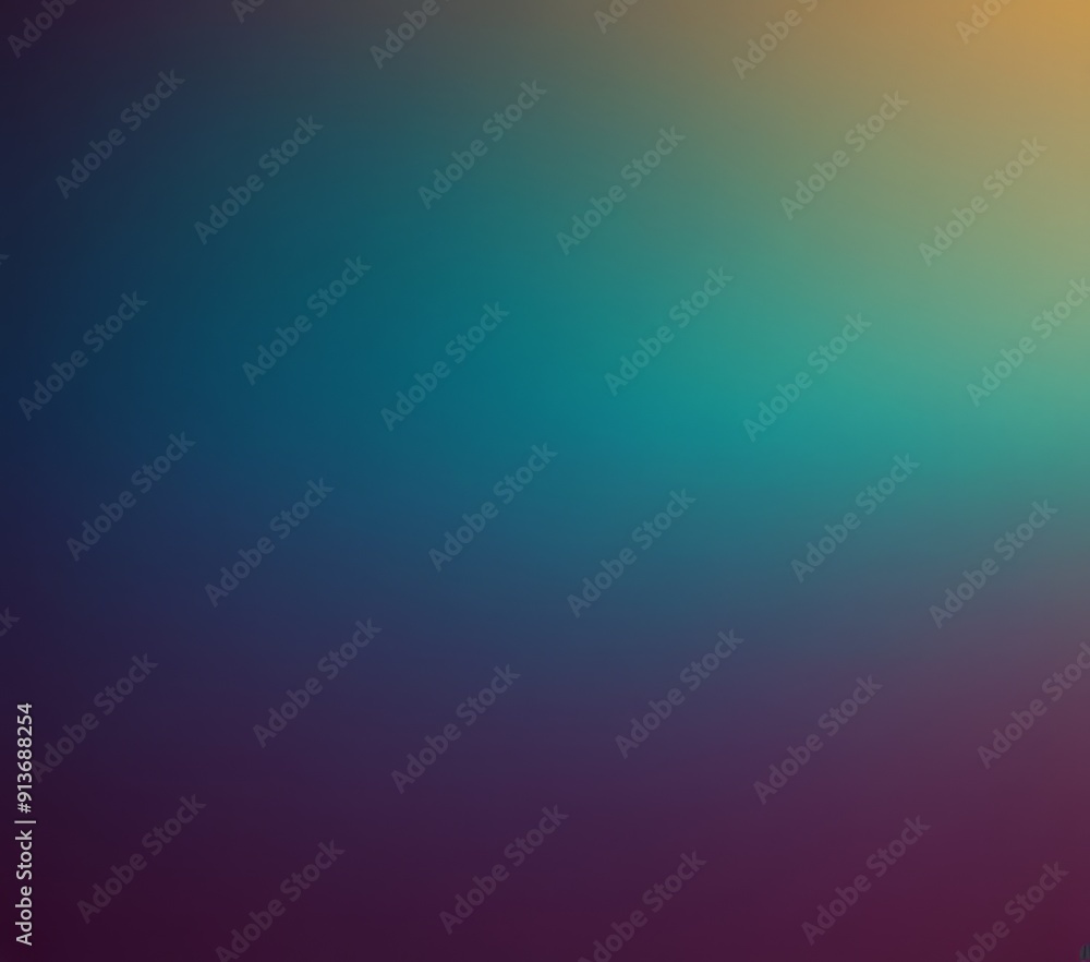 Poster gradient background transitions from blue to green and purple, with subtle gradient effect.