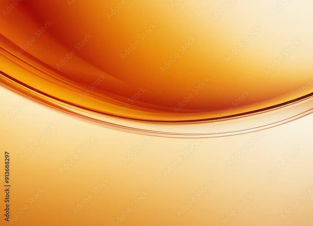Aufkleber gradient background transitions from warm orange to deep yellow, with subtle gradient effect and cur