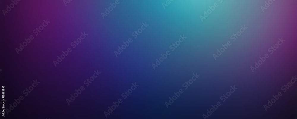 Poster gradient background transitions from deep purple to light blue, creating visually striking and harmo