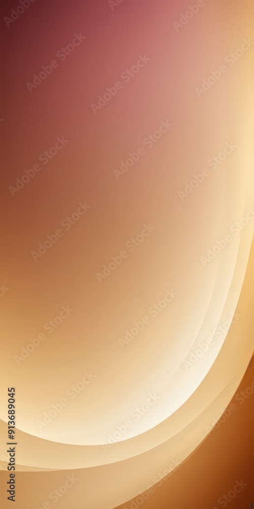 Poster gradient background transitions from warm orange to deep purple, with curved line adding sense movem