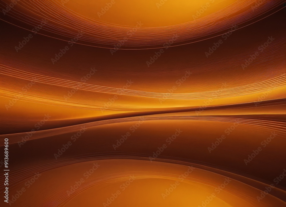 Poster close-up view textured surface with gradient warm orange and brown tones, creating sense depth and m