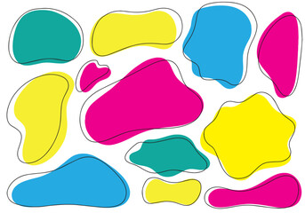 ビビットカラーのふにゃふにゃしたフレームセット