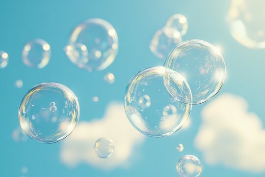 floating bubbles