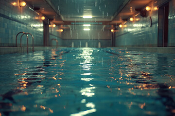 Obraz premium Community swimming pool