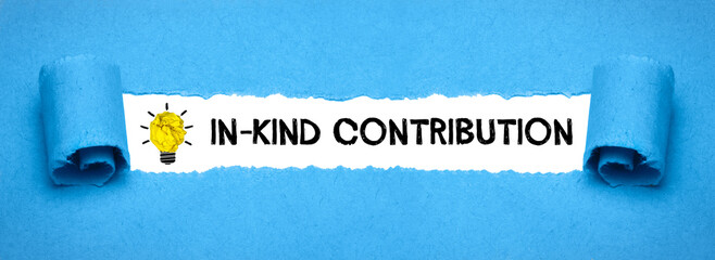 In Kind Contribution	