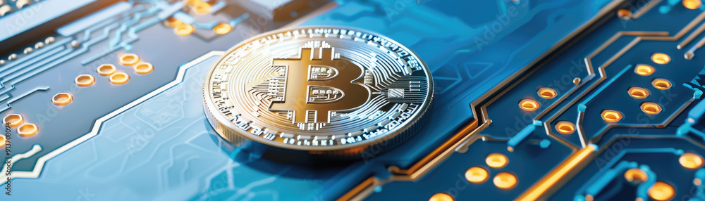 Poster explore the potential of blockchain investment, analyzing trends and insights to inform decision-mak