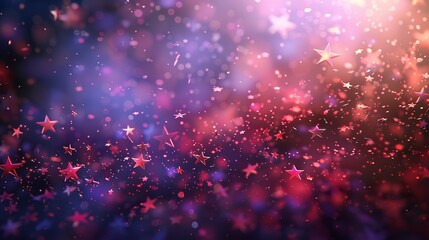 Fototapeta premium colorful abstract background with glowing particles and lights.