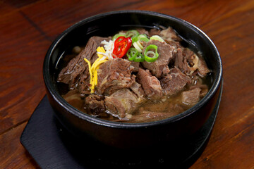 Korean Healthy Food. Korea Cuisine. Fresh Ingredients. 