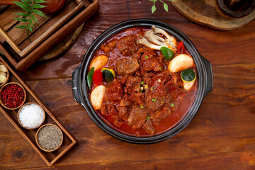 Korean Healthy Food. Korea Cuisine. Fresh Ingredients. 