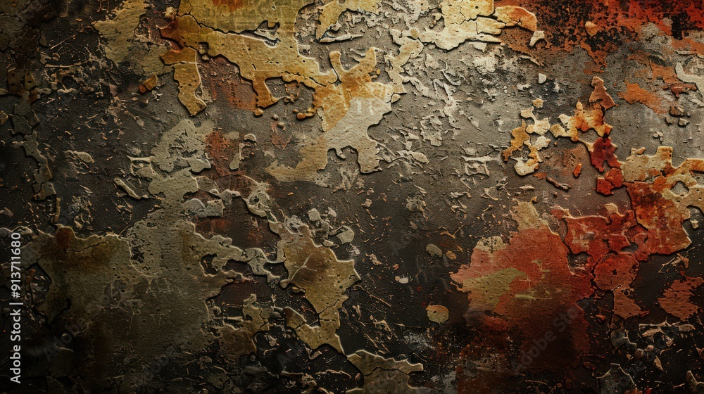 Poster create a memorable design with grunge textures that stand out with their bold, rough edges.