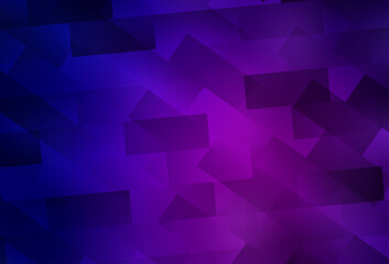 Obraz premium Dark Purple, Pink vector pattern in square style.