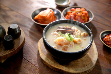 Korean Healthy Food. Korea Cuisine. Fresh Ingredients. 