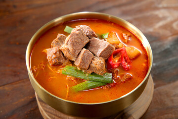 Korean Healthy Food. Korea Cuisine. Fresh Ingredients. 