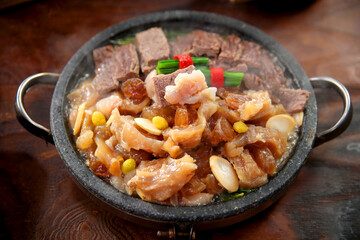 Korean Healthy Food. Korea Cuisine. Fresh Ingredients. 