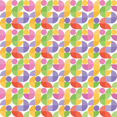 circles background patter in full color design concept