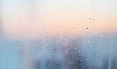 A transparent glass with drops of water, Generative AI