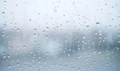 A transparent glass with drops of water, Generative AI