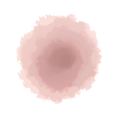 Watercolor circle textured ink splash - creative artistic vibrant watercolour splatter backdrop - whimsical hand drawn pastel vector colorful gradient stain