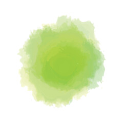 Neon parrot green watercolor circle textured ink splash - creative artistic vibrant watercolour splatter backdrop - whimsical hand drawn pastel vector colorful gradient stain