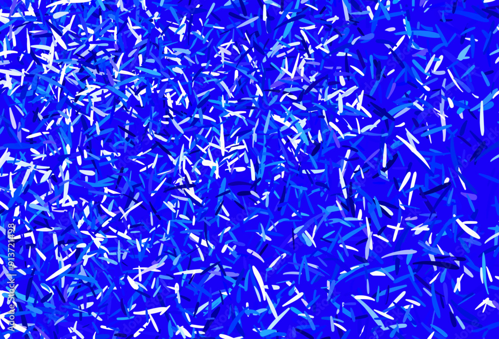 Poster light blue vector pattern with sharp lines.