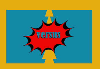 Comic Cartoon Vs Fight Element